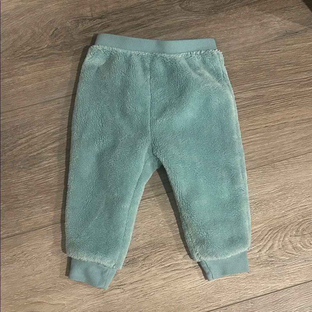 Cozy Fleece Pants‎ Green Size 12 months